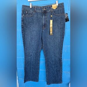 Nine West Marianna Straight LegStretch Jeans - Dark Wash - Size 18/33